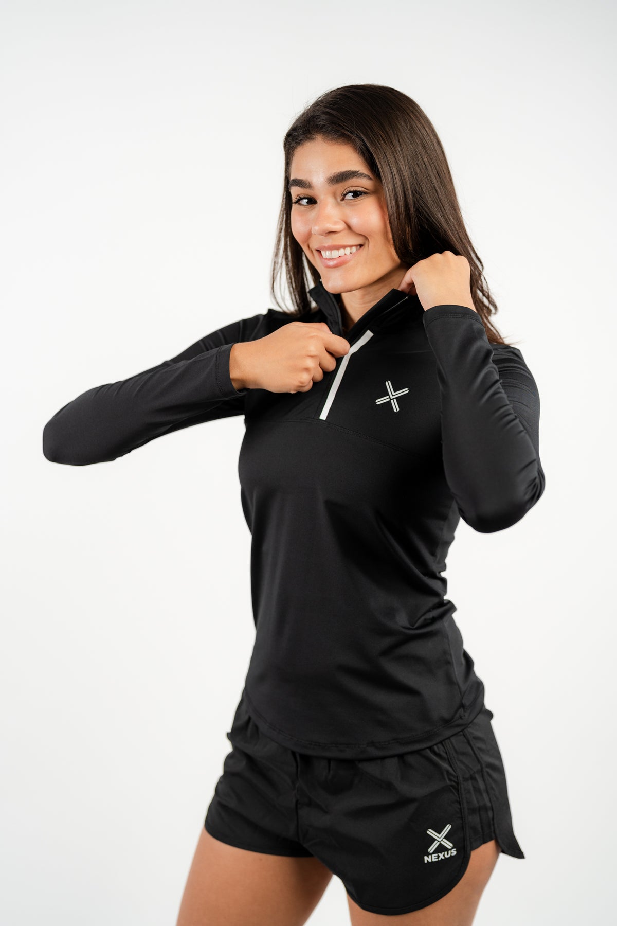 Long Sleeve Athletic Quarter Zip