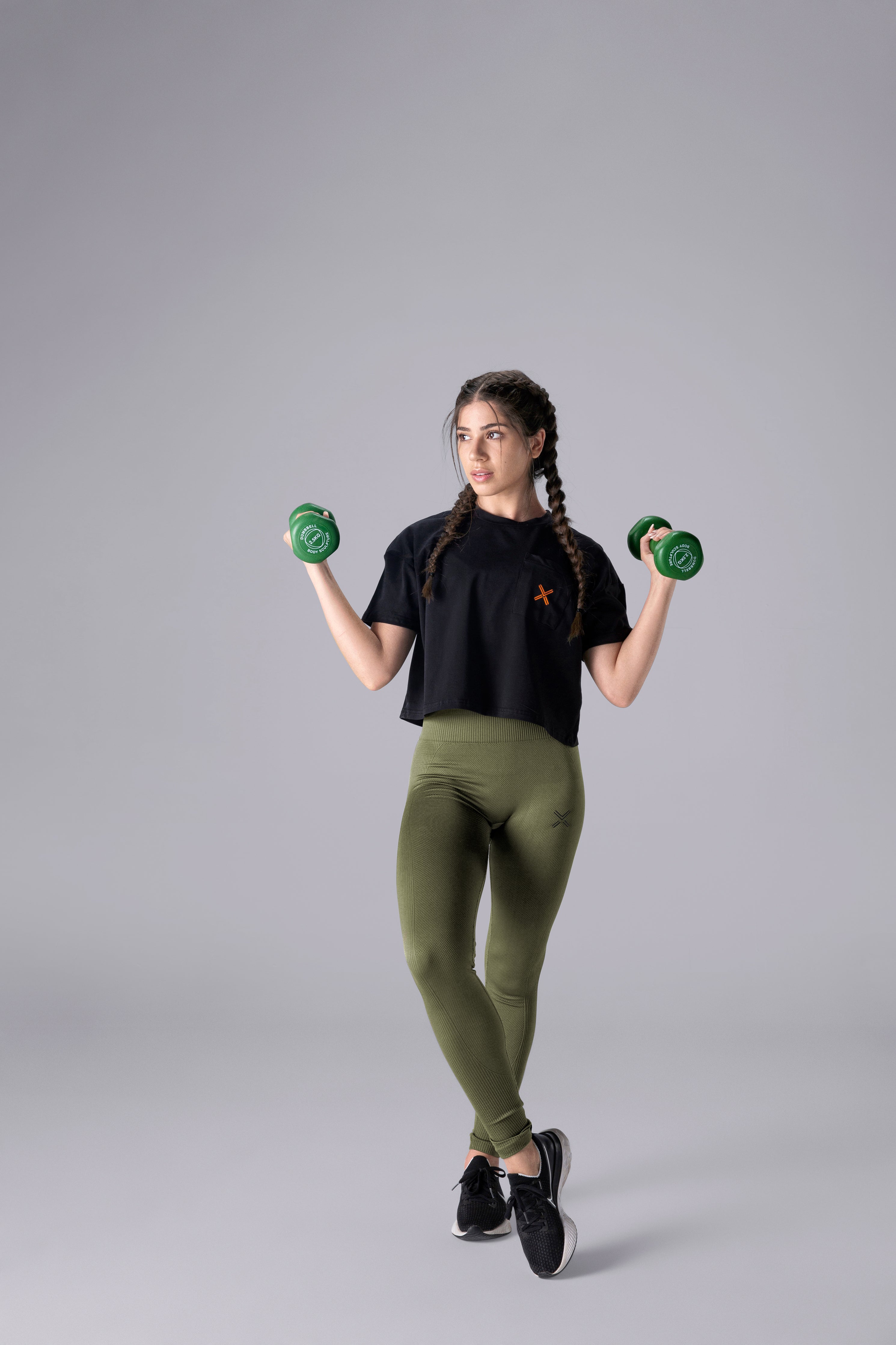 Unity Seamless Leggings in Olive - XS